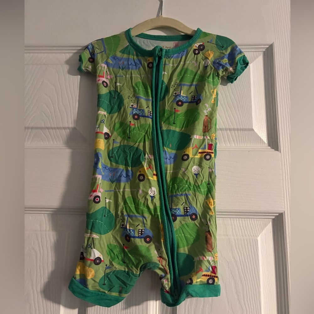 Little sleepers golf romper